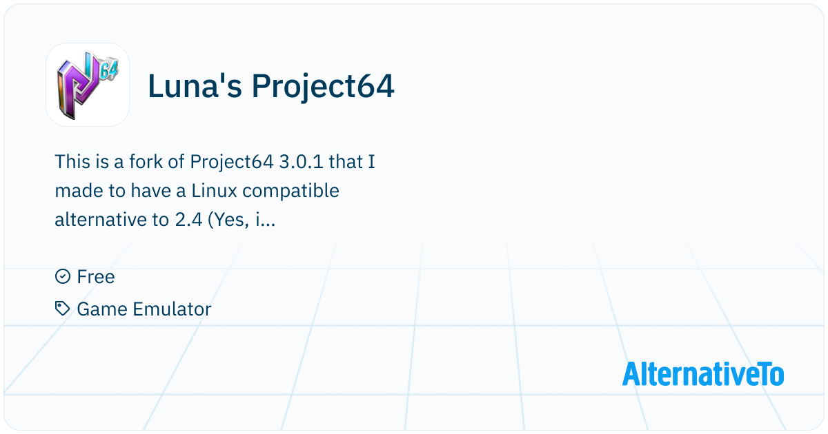 Luna's Project64: Nintendo 64 Emulator - Fork of Project64 with some ...