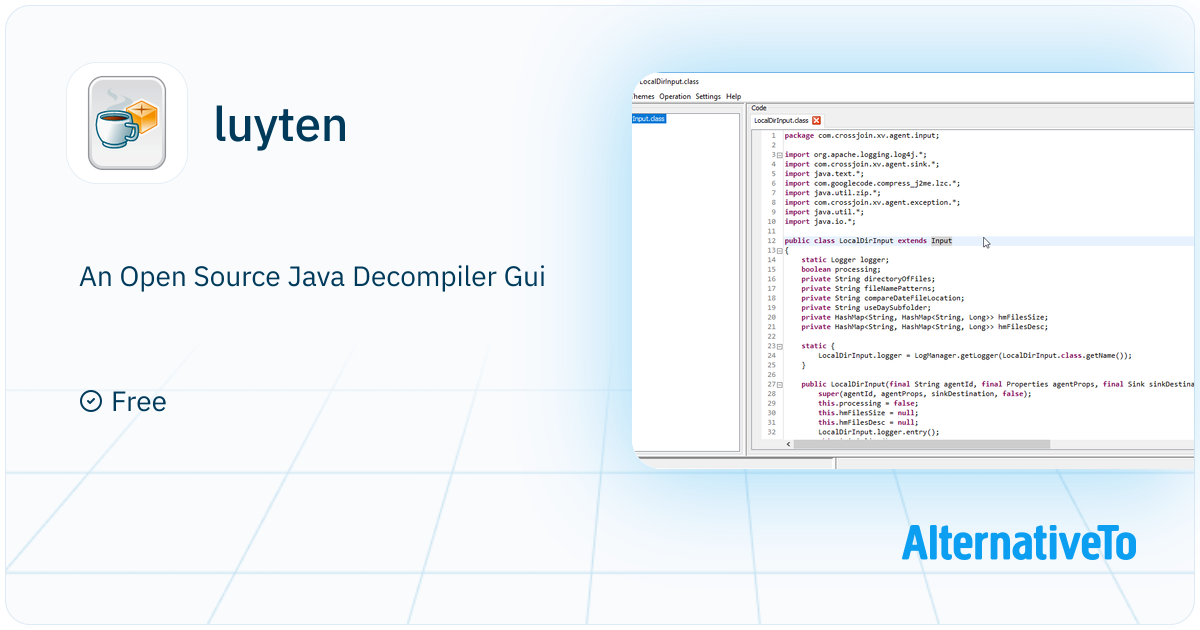 luyten: It is a Java Decompiler | AlternativeTo