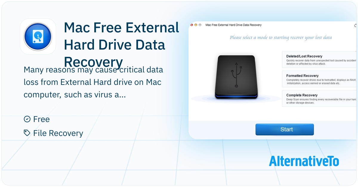 Mac Free External Hard Drive Data Recovery: Quickly Recover Deleted or ...