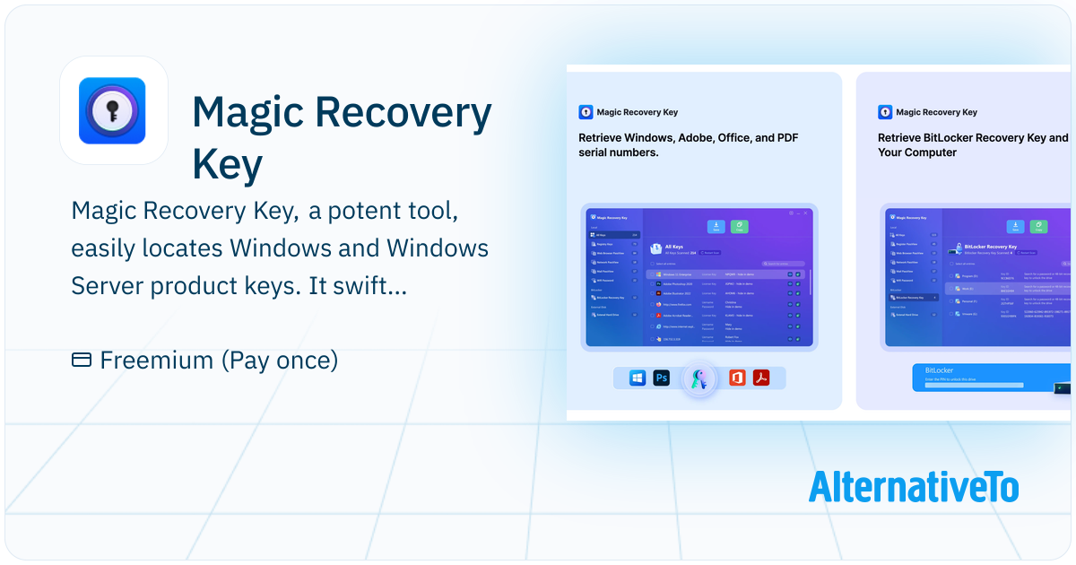 Magic Recovery Key: Locates Windows/Server licenses, recovers software ...
