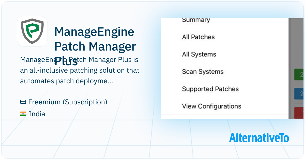 ManageEngine Patch Manager Plus: Automates cross-platform patching for ...
