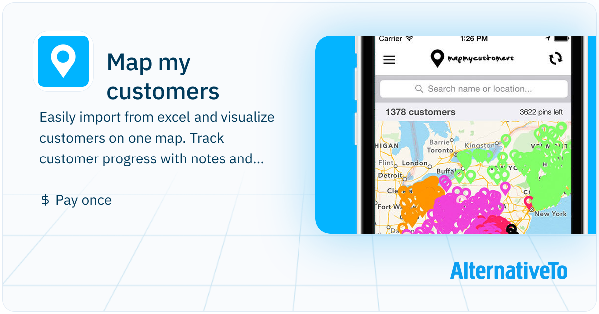Map my customers: Easily import and visualize customers on one map ...