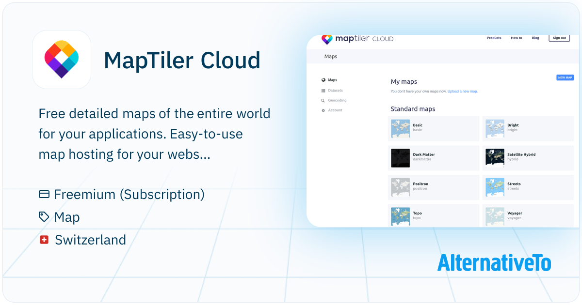 MapTiler Cloud: Online maps for web, mobile apps and desktop software ...