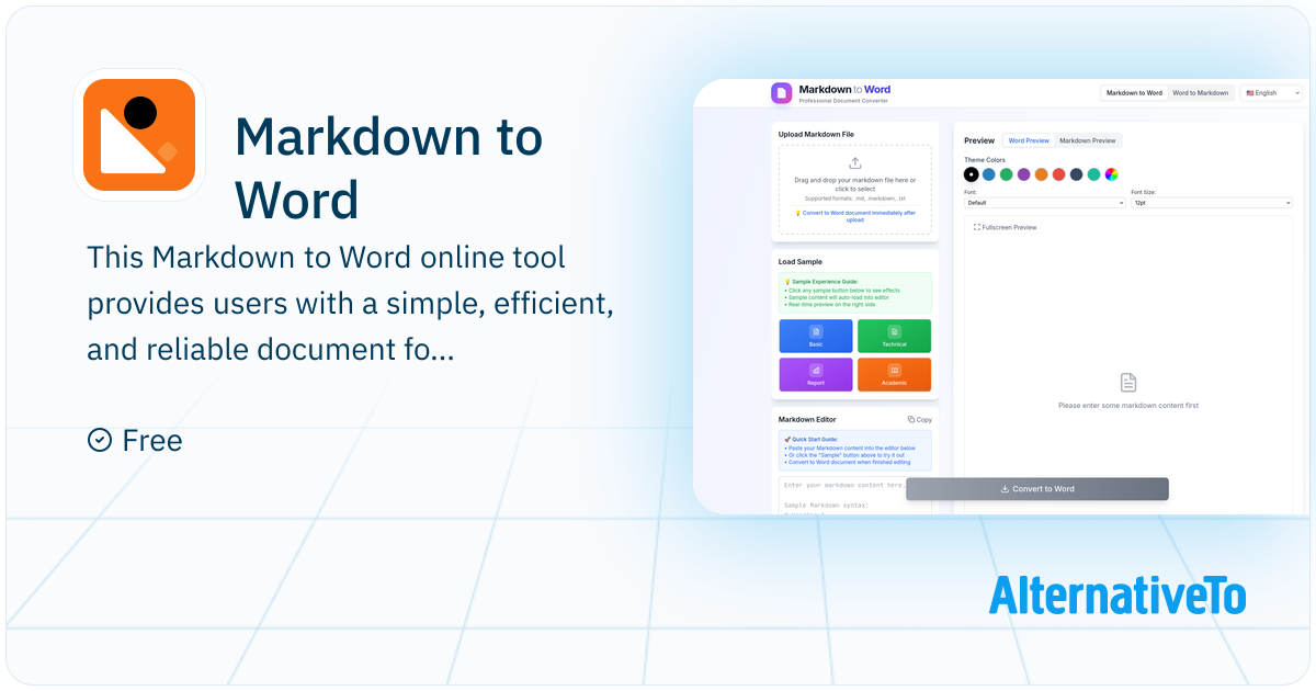 Markdown to Word: Convert your Markdown documents to Microsoft Word ...