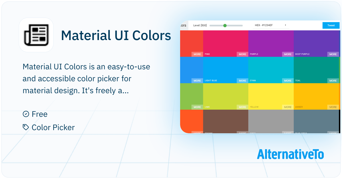 Material UI Colors: Online color picker for Google's material design ...