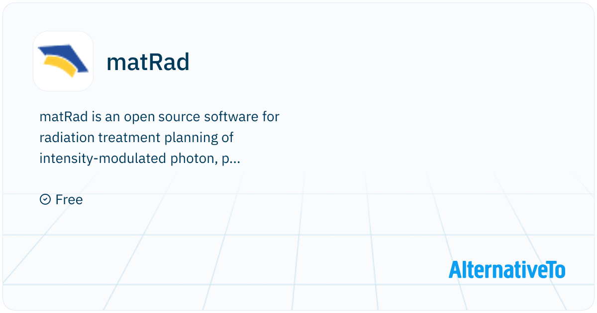Matrad matRad: Open source software for radiation treatment planning of ...