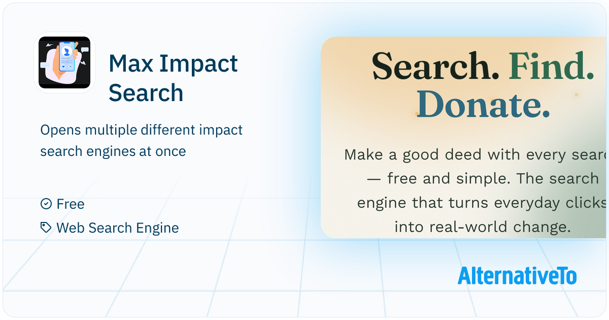 Max Start Search Engine Max Impact Search: Opens multiple different impact search engines at ...