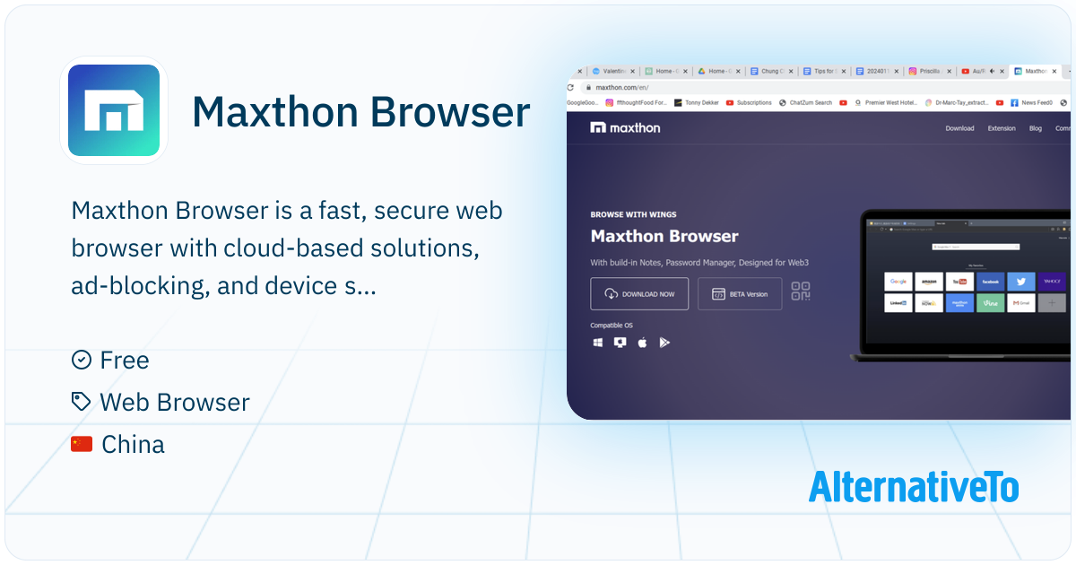 Maxthon Browser: Fast, secure browser with cloud-based solutions ...