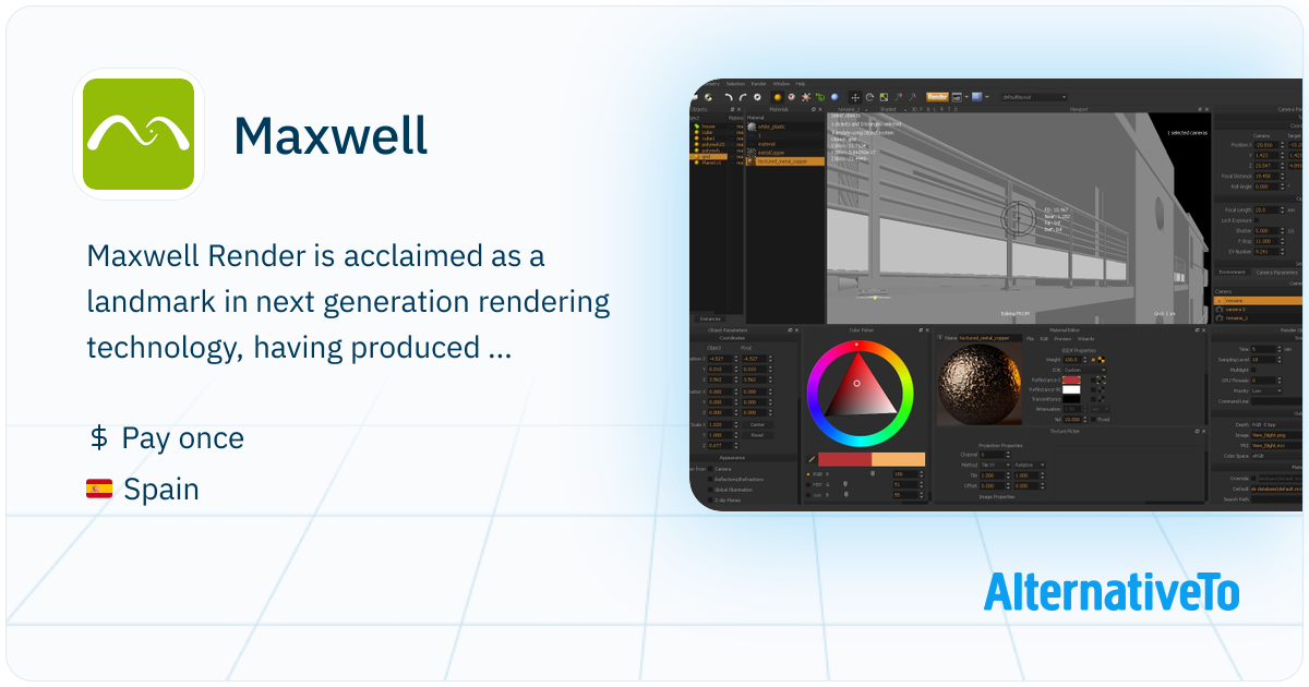 Maxwell: Unbiased 3D rendering for realism and light accuracy ...