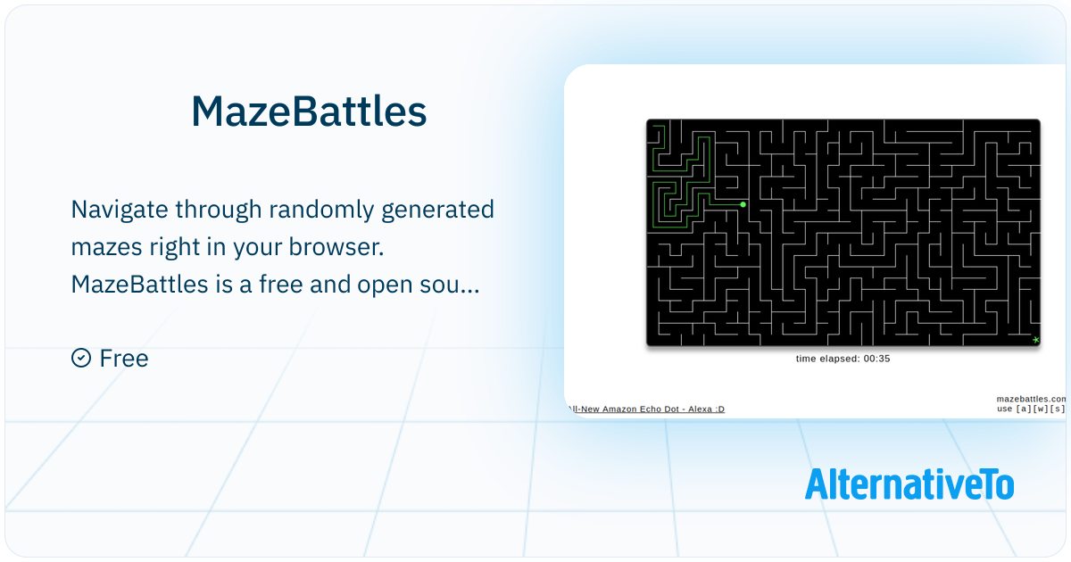 MazeBattles: Play randomly generated mazes right in your browser ...