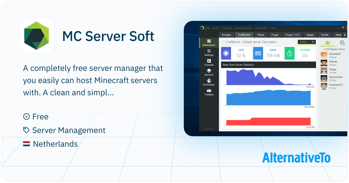 MC Server Soft: Minecraft Server UI for Windows. A better way to manage ...