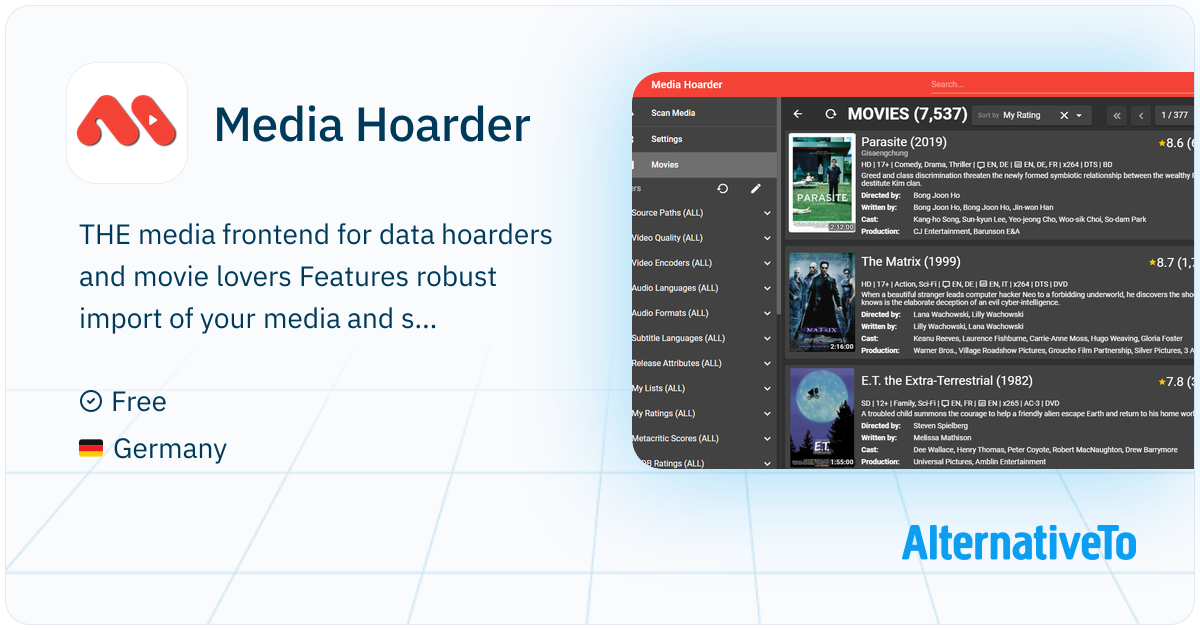 Media Hoarder: - THE media frontend for data hoarders and movie lovers ...