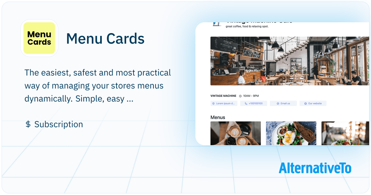 Menu Cards: The easiest, safest and most practical way of managing your ...