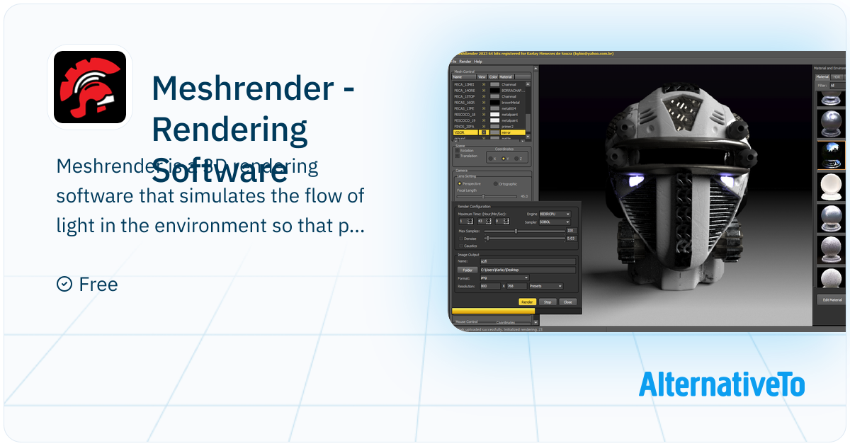 Meshrender - Rendering Software: Rendering software similar keyshot ...