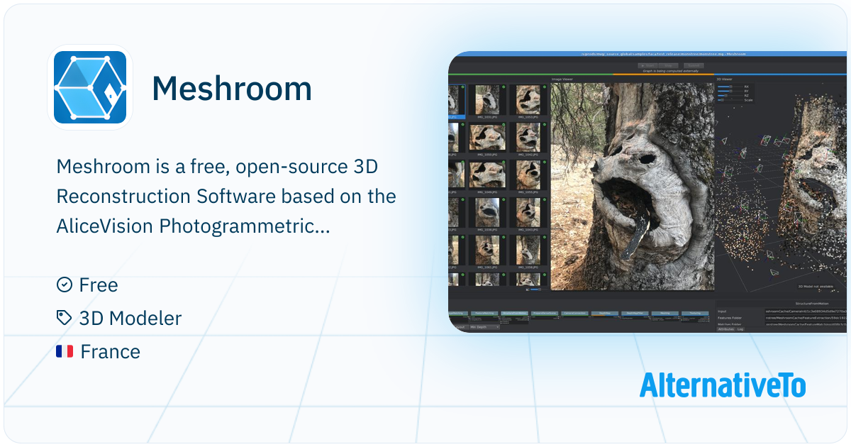 Meshroom: Free, open-source 3D Reconstruction Software based on the ...