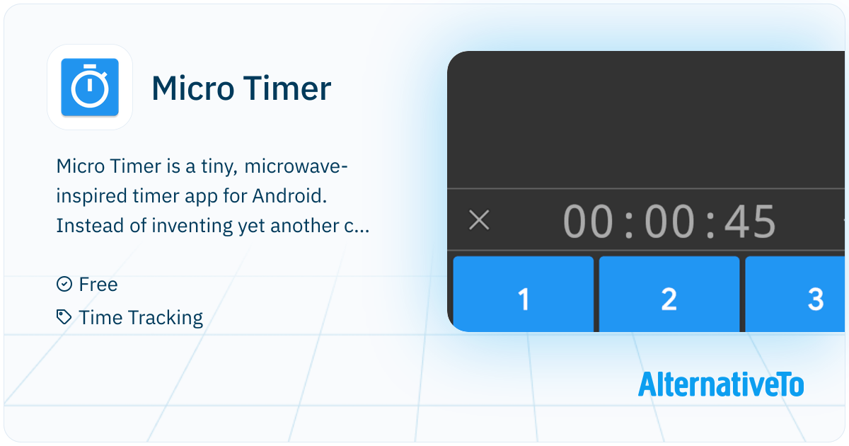 Microwave Timer Window Micro Timer: Tiny, microwave-inspired timer | AlternativeTo