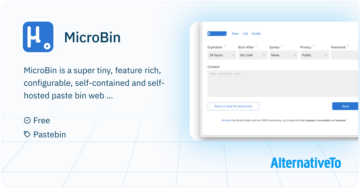 github micbrain Images High Quality Grahic MicroBin: A secure, configurable file-sharing and URL shortening web ...