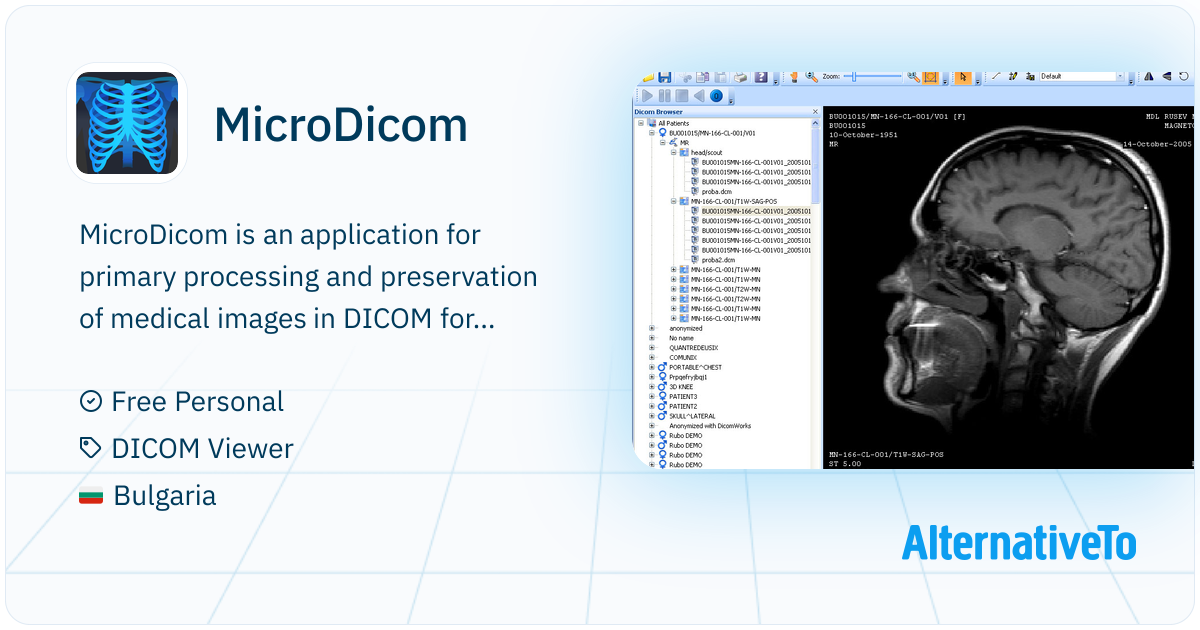MicroDicom: Application for primary | AlternativeTo