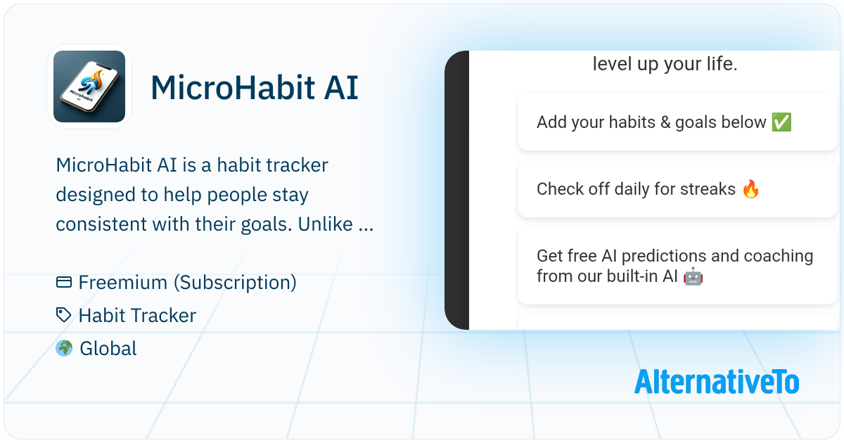 MicroHabit AI: Habit tracker with AI that predicts which habits you'll ...