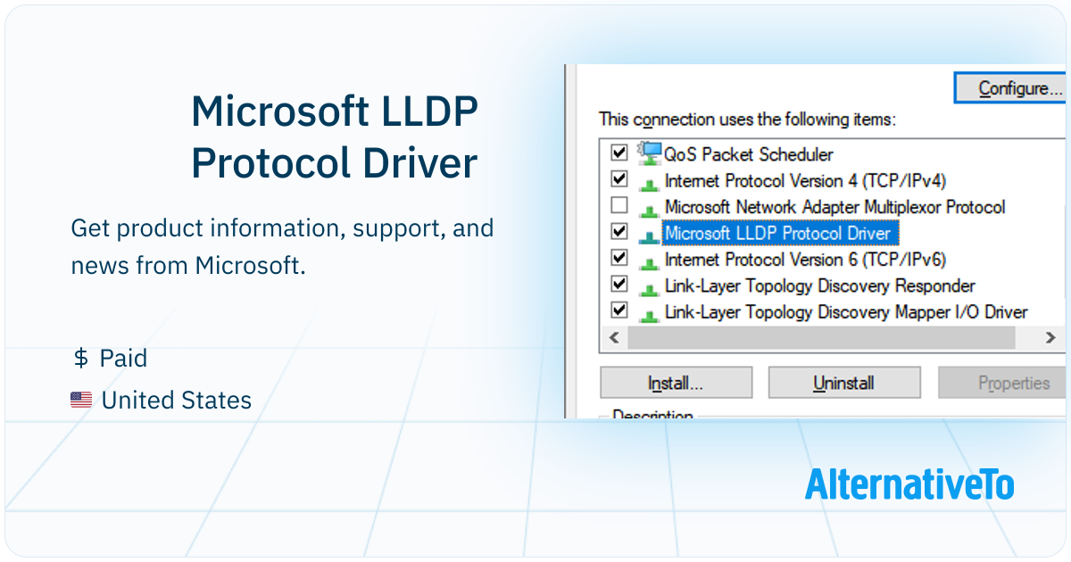 Microsoft LLDP Protocol Driver Get product information, support, and
