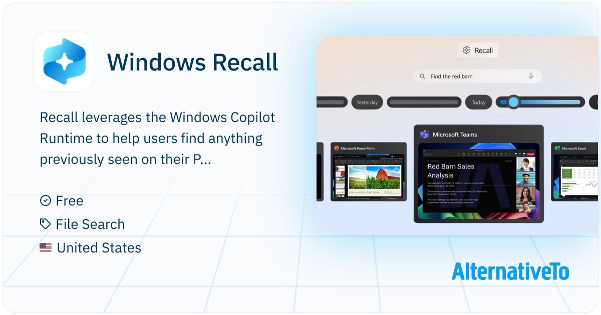 Ultra Recall Software Windows Recall: Recall captures and lets you search your past PC ...
