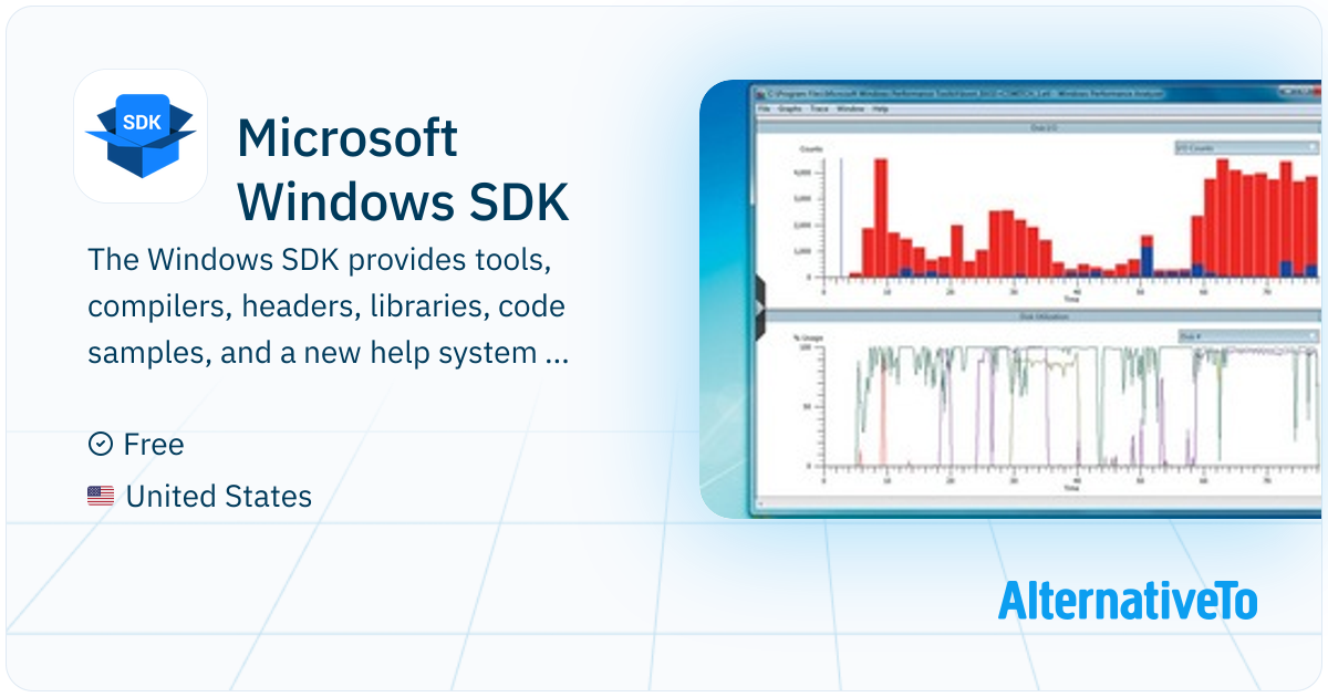 Microsoft Windows SDK: The Windows SDK provides tools, compilers ...