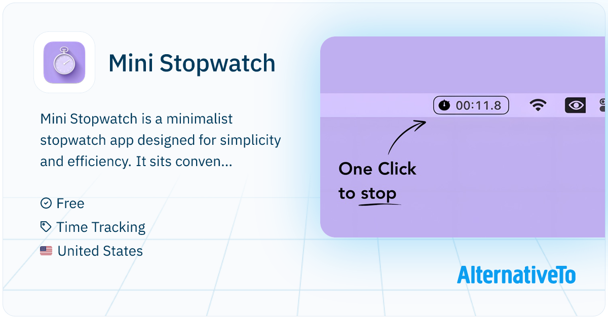 Mini Stopwatch: The most minimalist menubar stopwatch for macOS ...