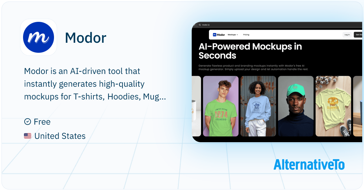 Modor: AI-powered design platform that simplifies product mockup ...