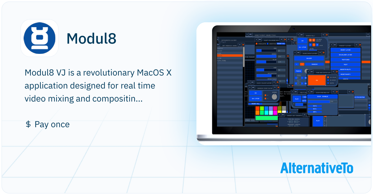 Modul8: VJ is a revolutionary MacOS X application | AlternativeTo
