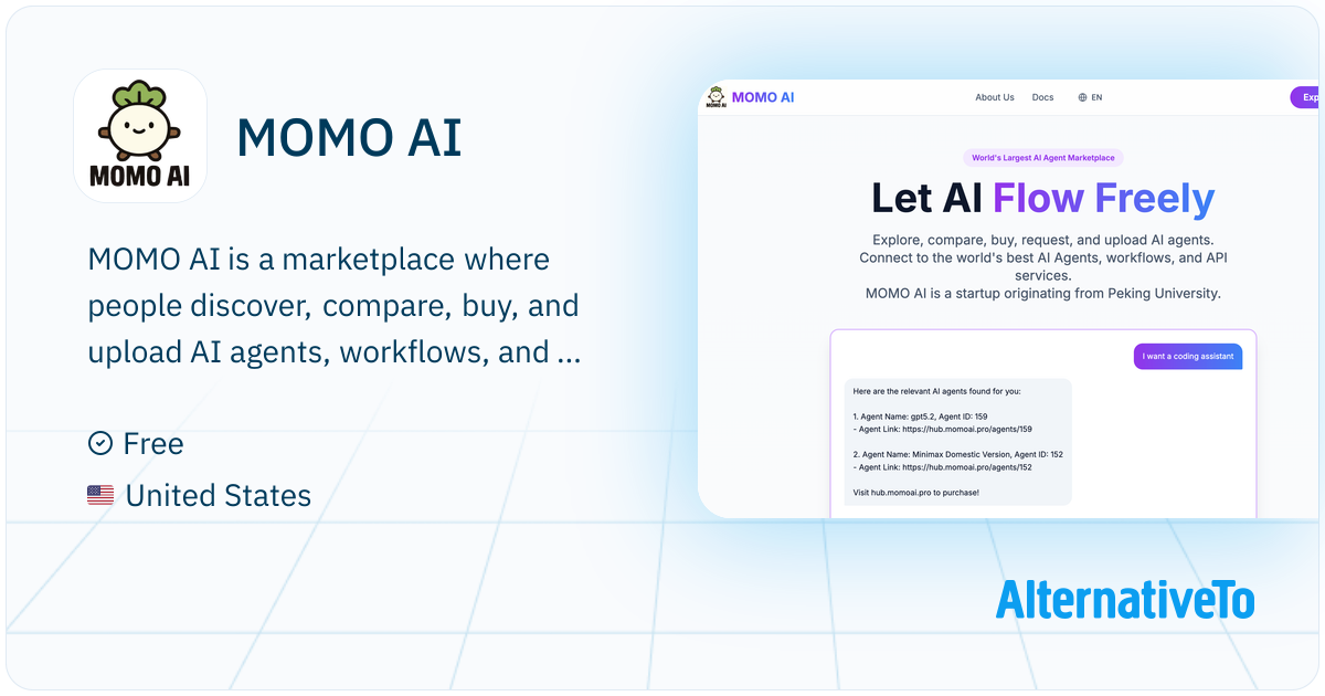 MOMO AI: Marketplace where people discover, compare, buy, and upload AI ...