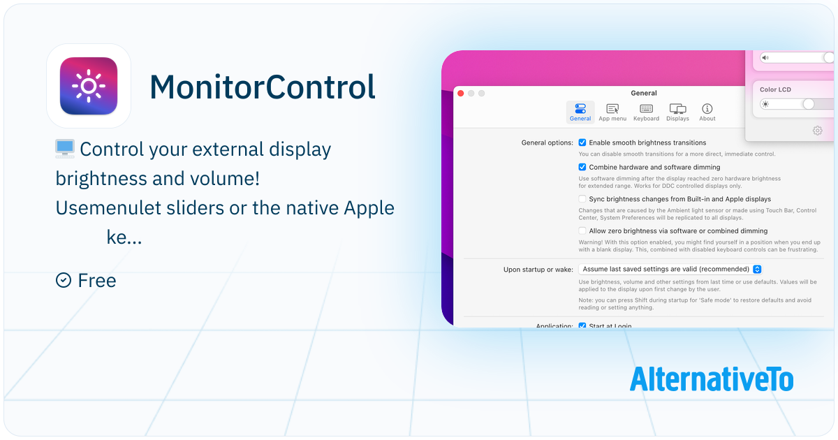 MonitorControl: 🖥 Control your external monitor brightness & volume on ...