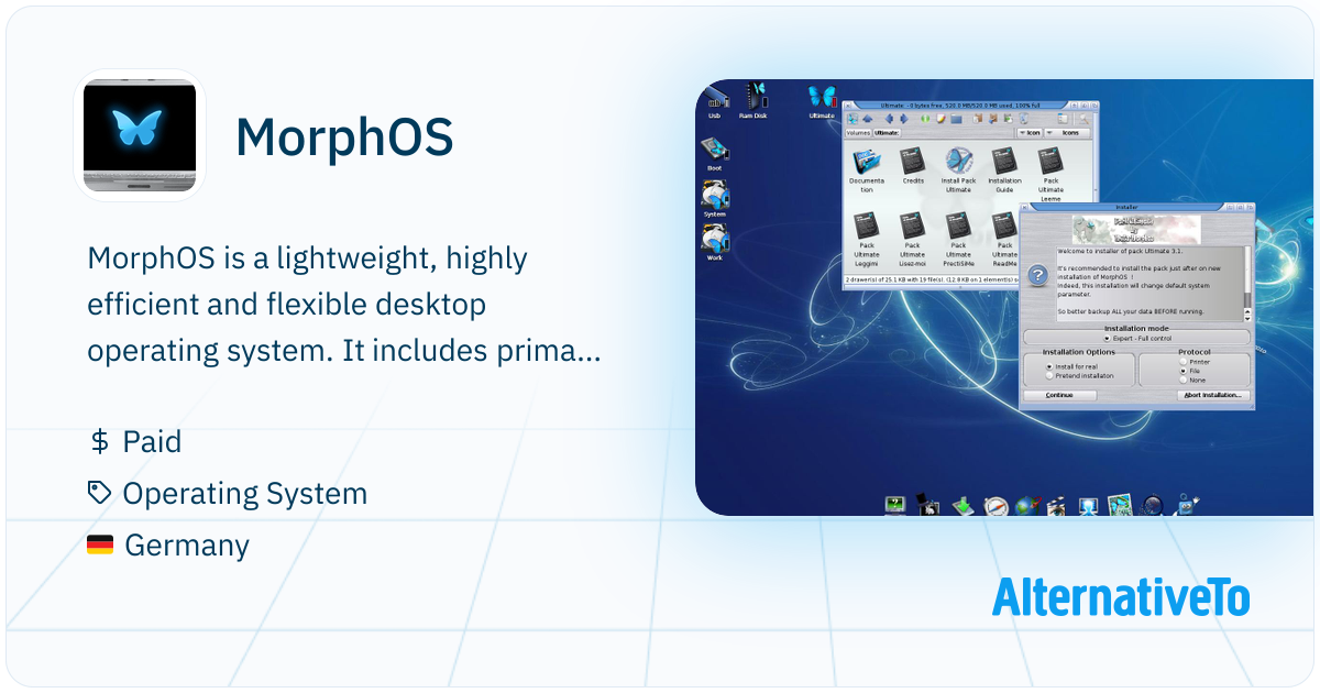 Morphos Operating System MorphOS: AmigaOS-like computer operating system. | AlternativeTo