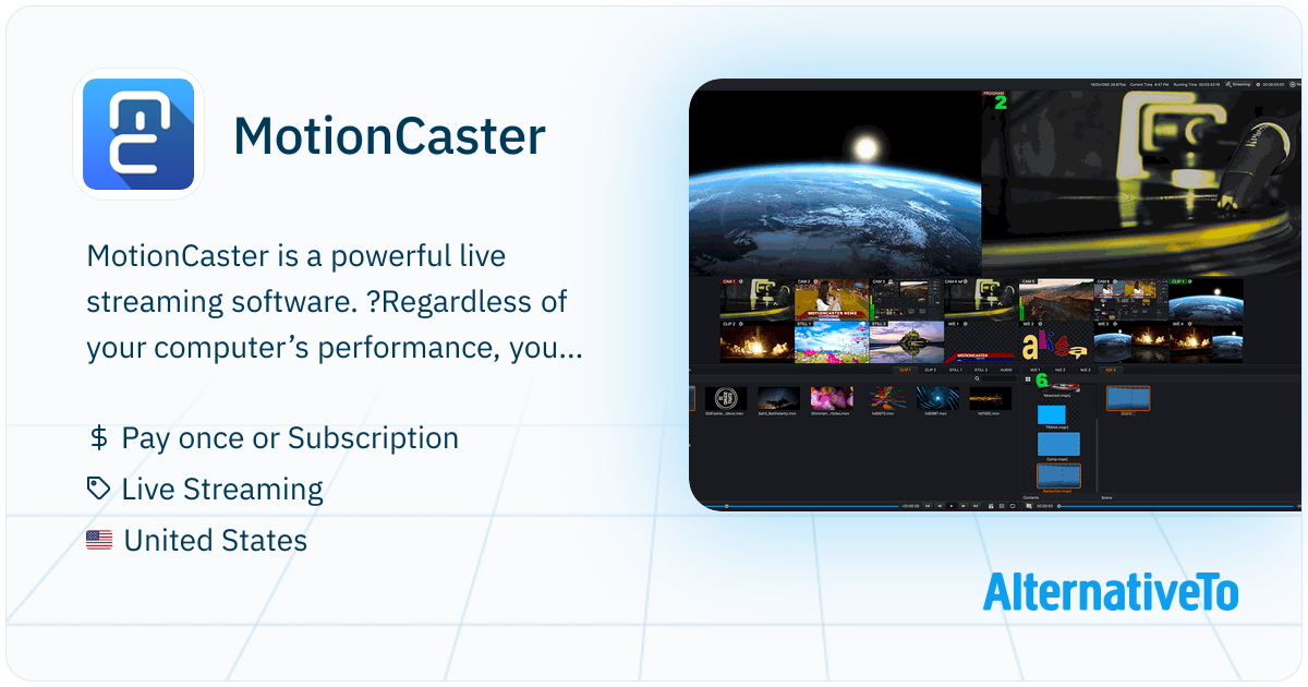 Motion Casters MotionCaster: Simultaneous Live Streaming and Multi Recording and ...