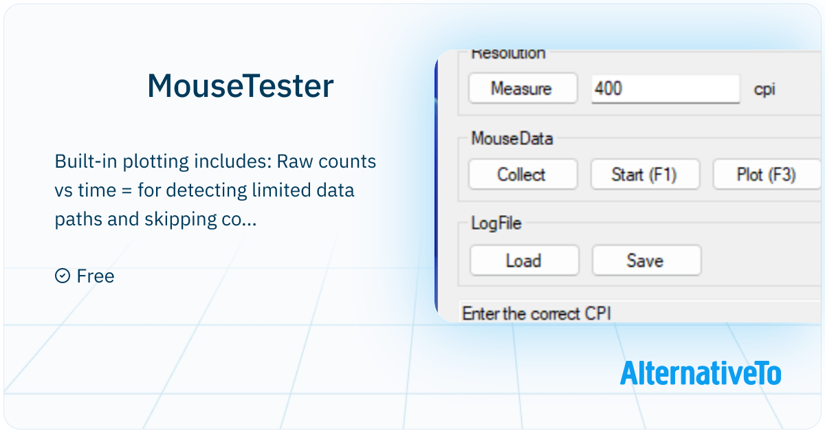 Mouse Test Program MouseTester: I wrote this to be a simple mouse testing software that ...