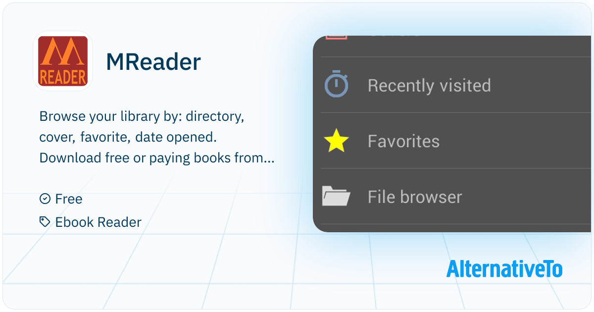 MReader: A small and easy app for reading ebooks in the epub format ...