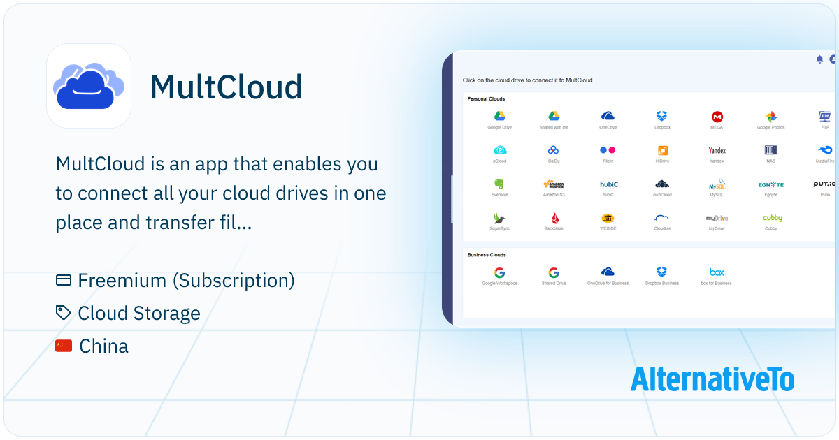 MultCloud: Link cloud accounts and transfer files between drives ...