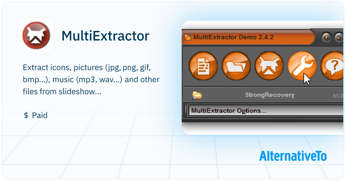 MultiExtractor: Allows users to 'look' into files and folders, explore