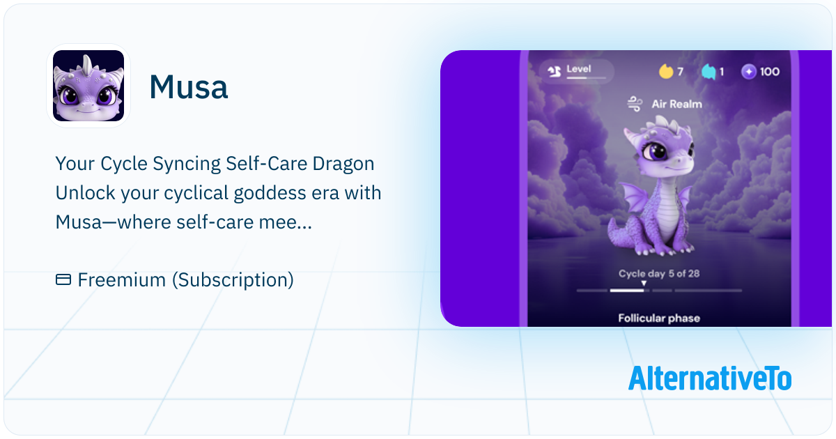 Musa: Turn your menstrual cycle into power. | AlternativeTo