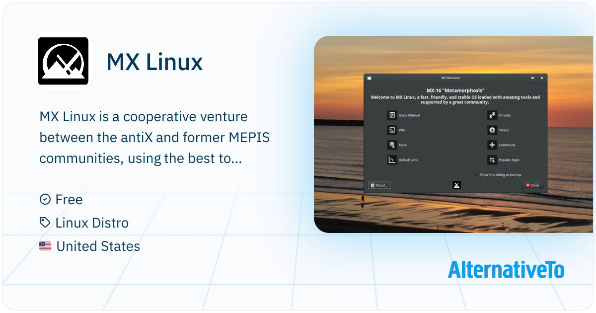 MX Linux: Operating system - a cooperative venture between the antiX ...