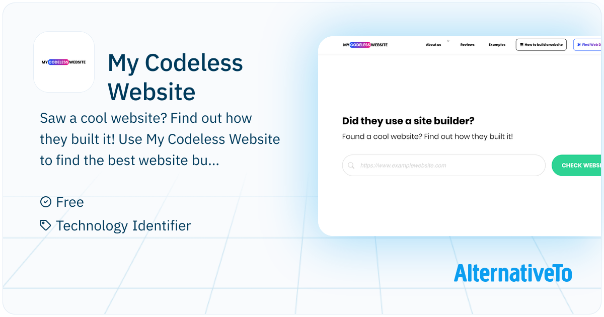 My Codeless Website: Website scanner that detects themes, page builders ...