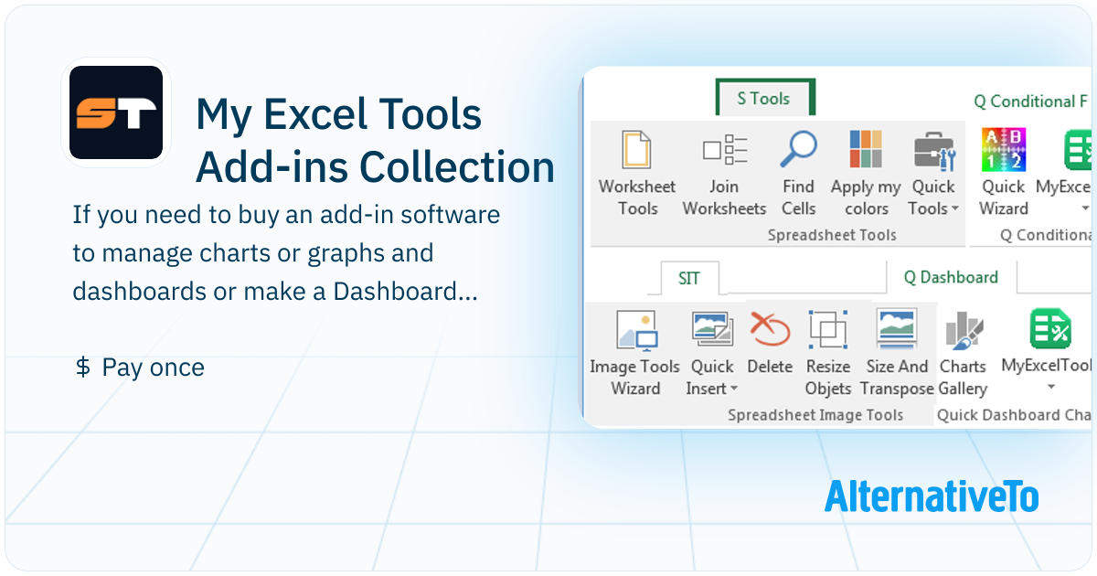 My Excel Tools Add-ins Collection: Is a collection of 4 Excel chart and ...