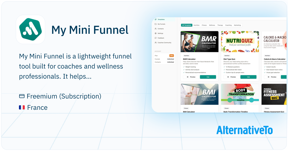 My Mini Funnel: Simple lead funnels for coaches using ready made ...
