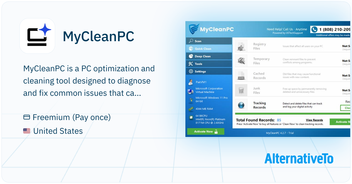 MyCleanPC: Scans your PC for adware, junk files, and system issues that ...