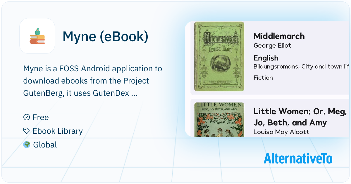 Myne (eBook): An android app to download ebooks from Project Gutenberg ...