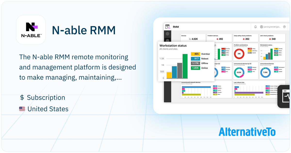 N Able Rmm Remote Access N-able RMM: Remote Monitoring and Management Software for IT ...