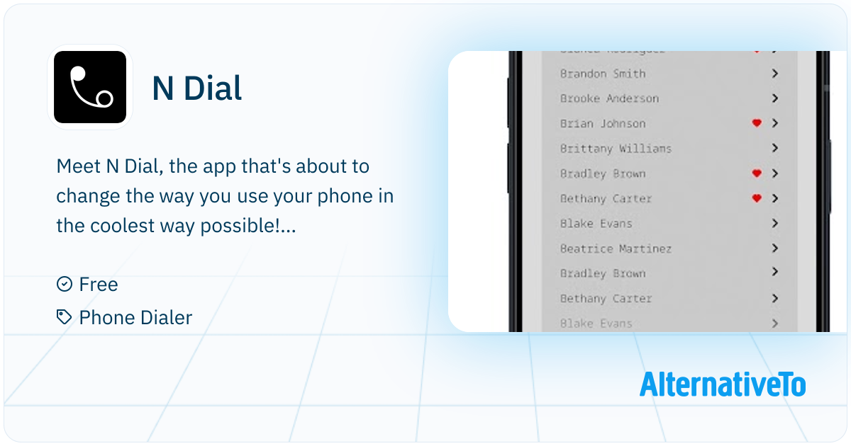 N Dial: Meet N Dial, the app that's about to change | AlternativeTo