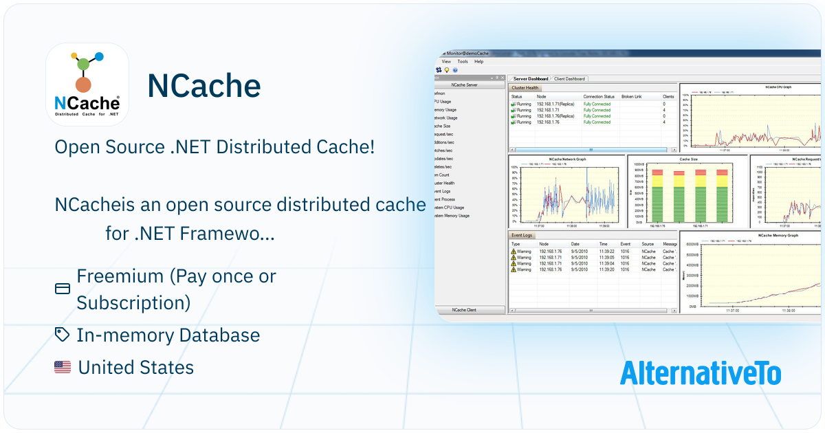 NCache: Open Source in-memory distributed cache for .NET, Java, and ...