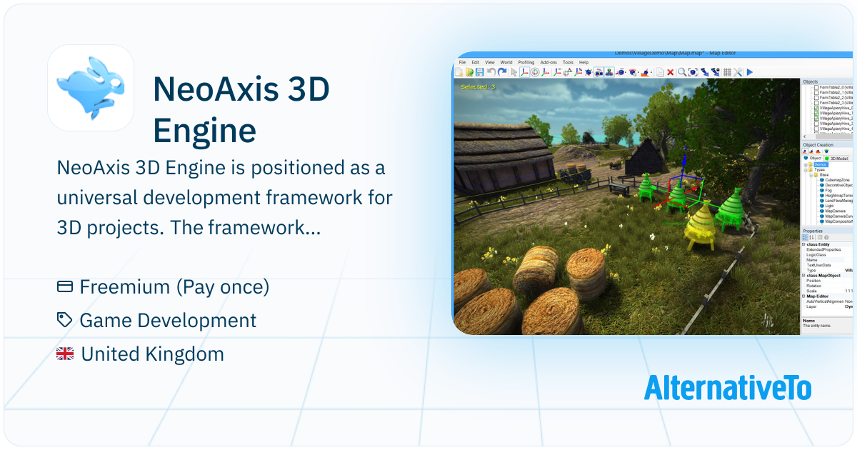 NeoAxis 3D Engine: Free 3D game engine | AlternativeTo