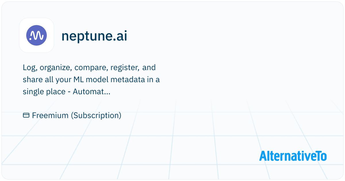 neptune.ai: Neptune is a metadata store that offers experiment tracking ...