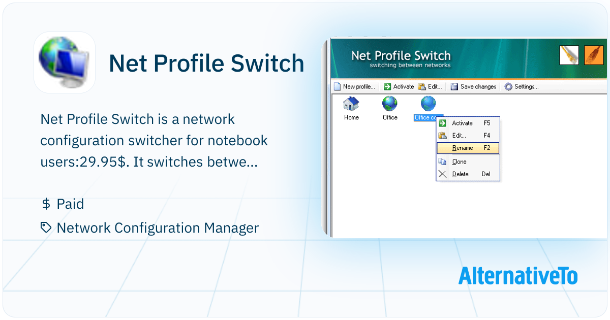 Net Profile Switch: Network configuration | AlternativeTo